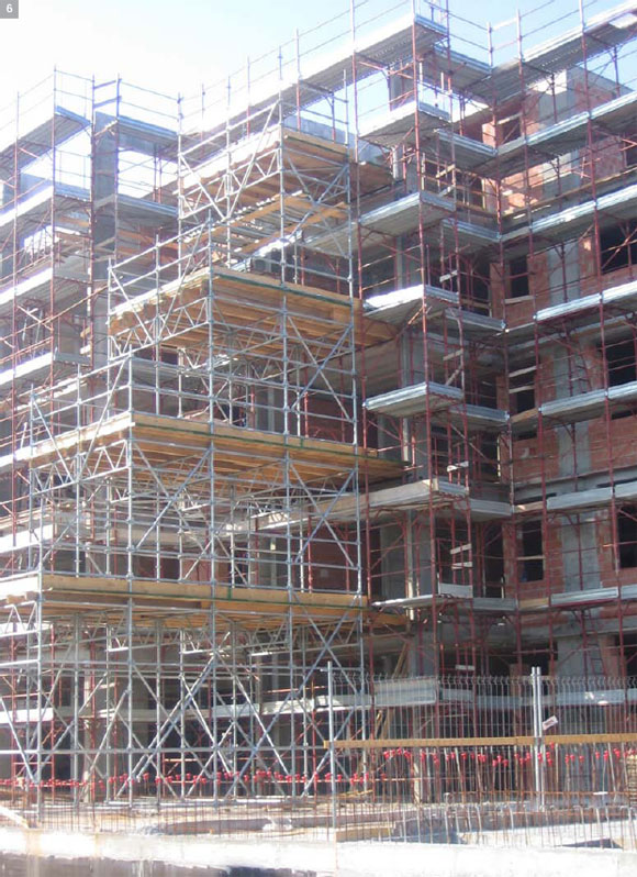 ponteggio multicom piazzole di carico