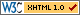 valid xhtml 1.0